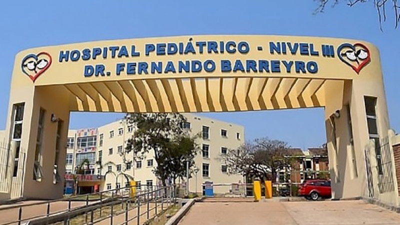 Rumah Sakit Dr Fernando Barreyro, di mana anak gadis itu diperiksa