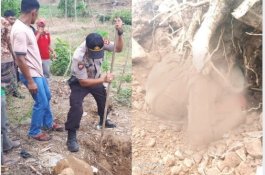 Sesosok Mayat Ditemukan di Bawah Akar Pohon, Mulutnya Keluarkan Darah
