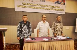 Kepala BKPSDM Jeneponto Buka Kegiatan Validasi Data ASN di Makassar