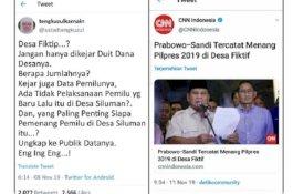 Tengku Zul Kaitkan dengan TPS Siluman, Warganet Kirim Tautan Prabowo Menang di Desa Fiktif