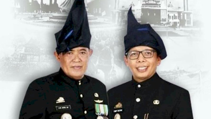 Bupati Bulukumba, Andi Sukri Sappewali dan Wakilnya Tomy Satria Yulianto.
