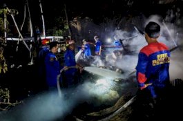 Kebakaran Subuh-Subuh di Buae, Pemkab Sidrap Kerahkan 4 Unit Damkar