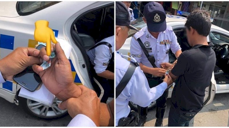 Ditangkap di Jalan Daeng Selili, Pengemudi Myanmar Ini Hendak Suap Polisi Malaysia