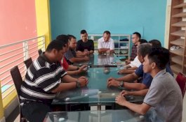 Panitia Konferkab PWI Audiensi dengan Kadin Sidrap