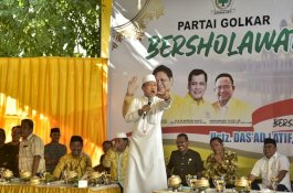 Ribuan Warga Luwu Utara Tumpah di Acara Golkar Berselawat