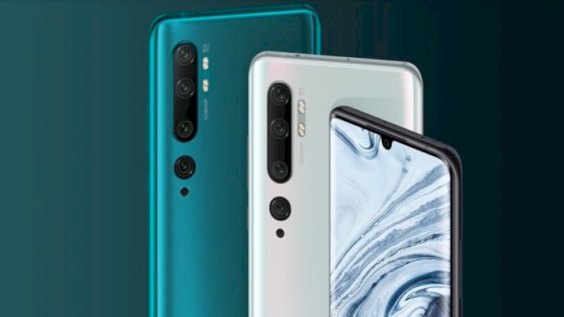 Xiaomi Mi Note 10 diluncurkan di Madrid, Spanyol, Rabu (6/11/2019). [Xiaomi]