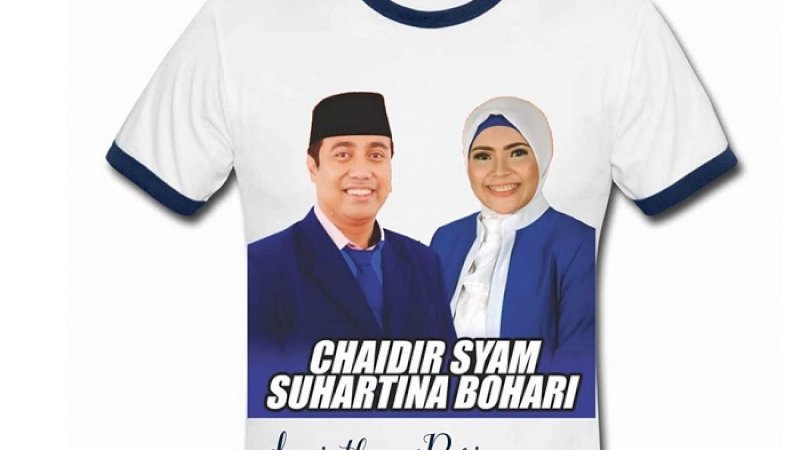 Pasangan AS Chaidir Syam-Suhartina Bohari.