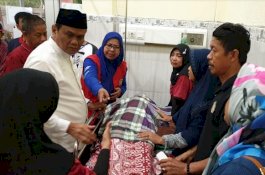 Peserta Porseni Asal Pinrang Meninggal, Bupati Barru dan Istri Sampaikan Duka Mendalam