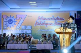 Hadiri Milad Muhammadiyah di Wajo, Wagub Sulsel Singgung Pemimpin Berakhlak Baik