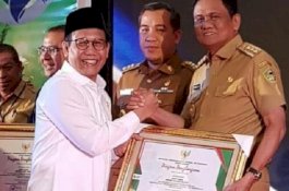 Bupati Barru Terima Langsung Penghargaan Inovasi Desa 2019