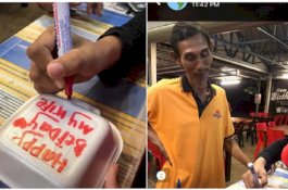 Bikin Haru! Bukan Kue Mahal, Pria Ini Beli Burger Kecil untuk Istri di Hari Ulang Tahunnya