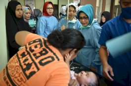 Peserta Operasi Bibir Sumbing Gratis di Sidrap Ada dari Kalimantan