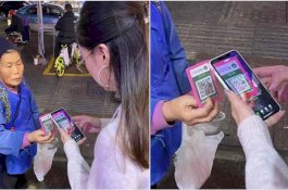 Pengemis di China Pakai Transaksi Digital