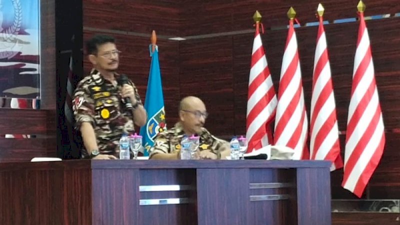 SYL jadi pembicara pada Diklatkordya FKPPI angkatan VI di Aula Kesatrian Komando Armada I TNI-AL Pondok Dayung Tanjung Priuk, Jakarta, (30/11/2019).