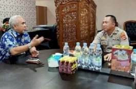 Belum Sebulan Menjabat, Kapolres Bantaeng Silaturahmi dengan Pemkab Bantaeng