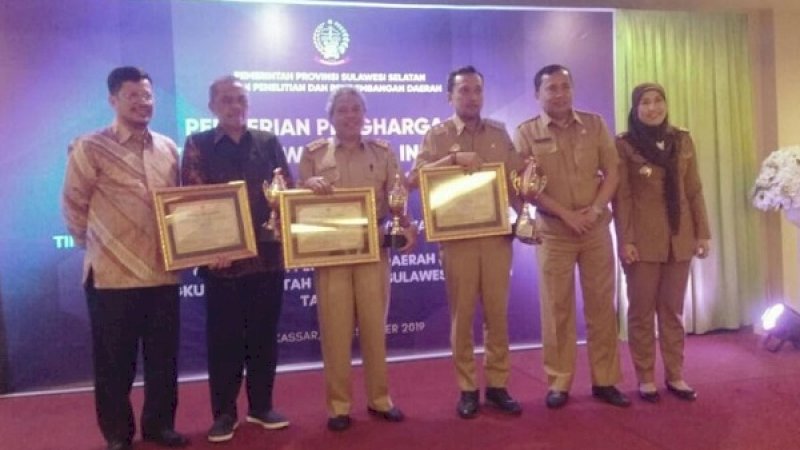 Penghargaan Governor Award For Innovasion (GAFI) 2019 yang diraih Jeneponto.