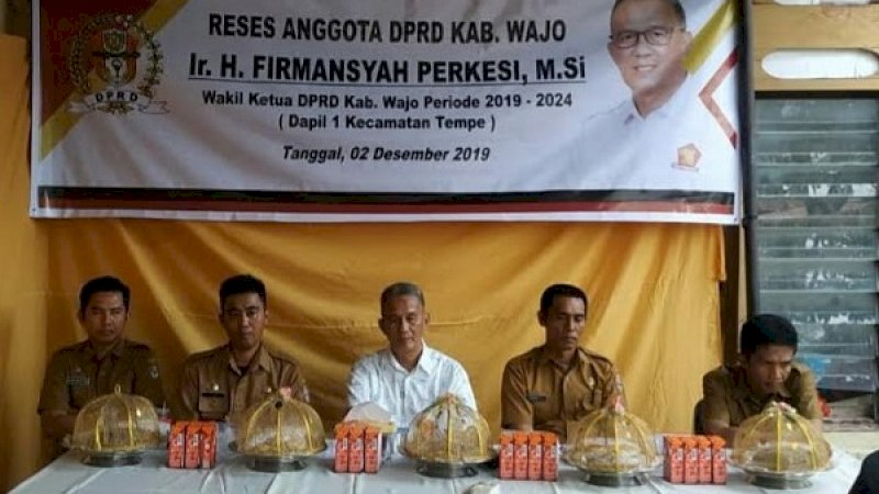 Suasana reses anggota DPRD Wajo.