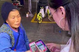 Tak Ada Uang Tunai, Pengemis di Tiongkok Terima Pembayaran Nontunai