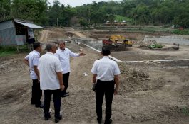 Ditinjau Dollah Mando, Begini Progres Pembangunan Rest Area yang Bakal Jadi Ikon Baru Sidrap