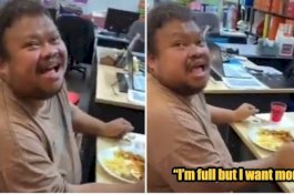 4 Hari Tak Jumpa Nasi, Begitu Ketemu Pria Ini Bikin Kita Nangis