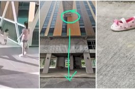 Video Detik-detik Bocah Tewas Terjatuh dari Celah Jembatan Lantai 5 Restoran