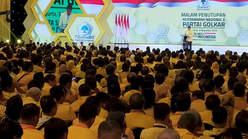 Suasana Munas Partai Golkar, Kamis malam (5/12/2019). Foto/Fathul