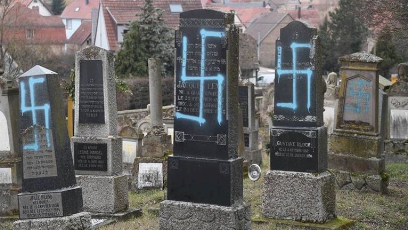 Ratusan Makam Yahudi Kembali Dirusak di Prancis