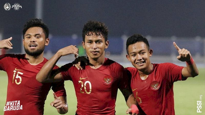 Para pemain Timnas Indonesia U-23.