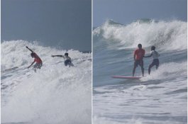 Kesampingkan Medali Emas, Peselancar Filipina Selamatkan Atlet Indonesia dari Ombak Besar