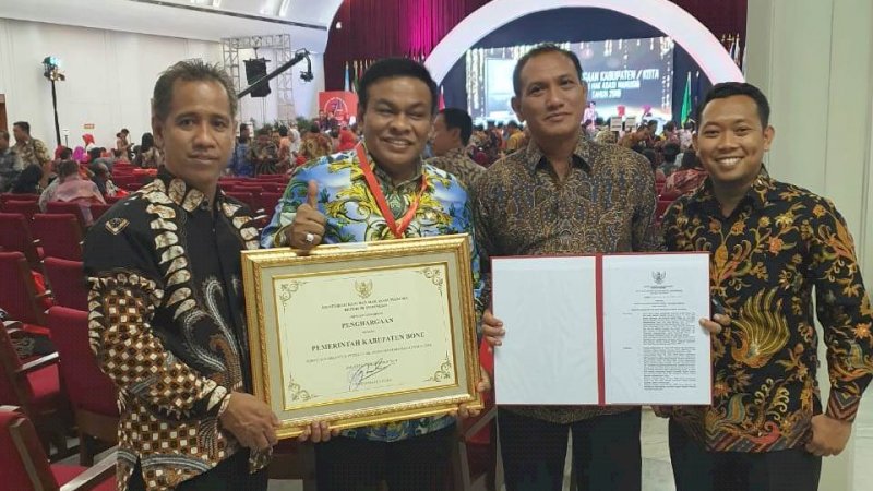 Dua Kali Terima Penghargaan Kabupaten Peduli HAM, Ini Kata Bupati Bone