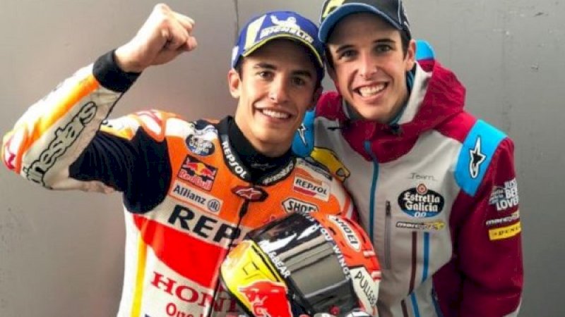 Marc Marquez dan Alex Marquez. (Foto: MotoGP)