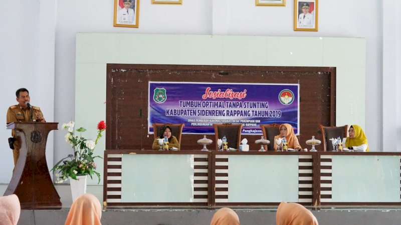 Tingkatkan Pemahaman Cegah Stunting, Anggota DWP Sidrap Ikut Sosialisasi