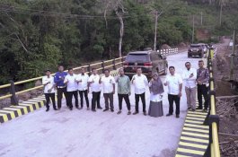 Wagub Sulsel Uji Coba Jembatan Samaenre, Bukan Lagi Penjemput Maut