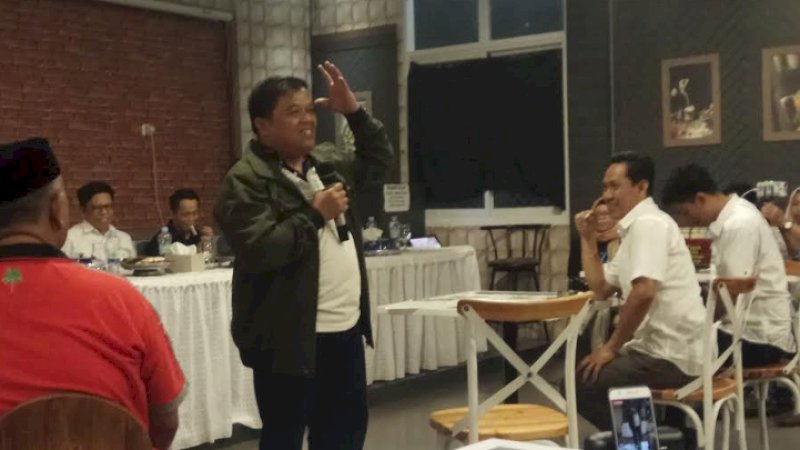 Syamsuddin Alimsyah Pada diskusi Pilkada yang digelar pada Rabu malam (11/12/2019), kemarin.