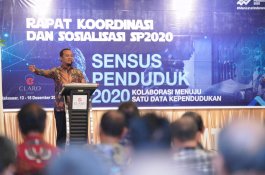 Wagub Sulsel Harap Tidak Ada Keraguan Data di Sensus Penduduk 2020