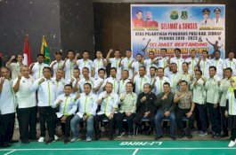 Dollah Mando Lantik Pengurus PBSI Sidrap dan Buka Kejuaraan Badminton Bupati Cup III 2019