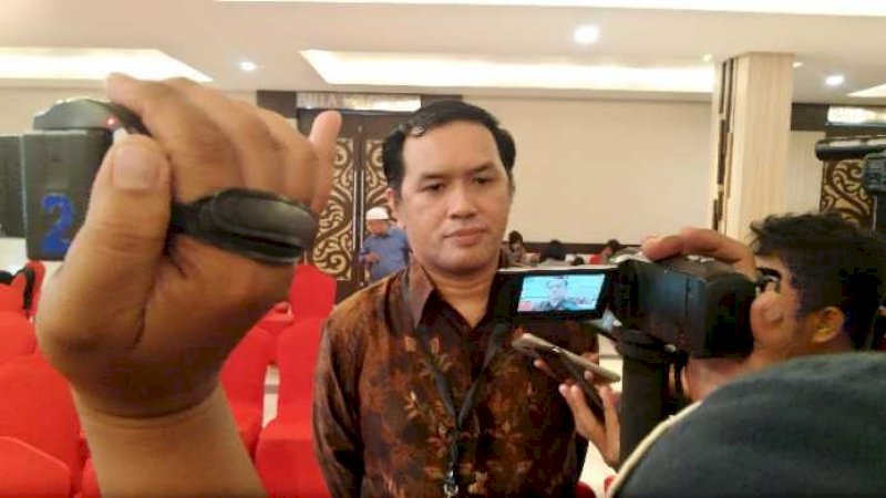 Komisioner KPU Makassar, Gunawan Mashar 