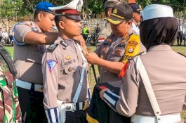 Jelang Natal dan Tahun Baru, Polres Wajo Gelar Pasukan Ops Lilin 2019