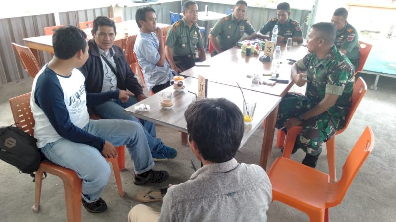 Jalin Keakraban, Dandim 1405/Mlts Coffee Morning Bareng Wartawan