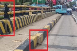 Jembatan Sungai Pangkajene Bergeser, Kadis PU: Kami Sudah Lapor Balai Besar