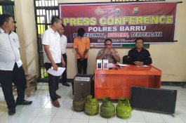 Polres Barru Ringkus Dua Buruh Spesialis Pencuri Rumah Kosong