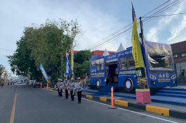 Uniknya Pos Pengamanan dan Pelayanan Nataru di Pinrang