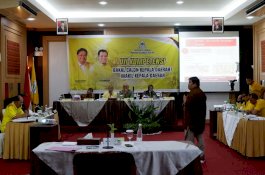 Syamsuddin Alimsyah Tampil Prima dan Meyakinkan saat Uji Kompetensi di Golkar