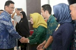 21 Anggota Panwascam Dilantik, Bupati Barru: Jaga Indenpendensinya!