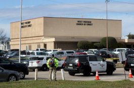 Video Detik-detik Penembak di Gereja Ditembak Mati