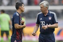 Ada Carlo Ancelotti, James Rodriguez Gabung Everton?