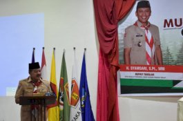 Buka Muscab Pramuka, Sekkab Takalar: Ikuti Aturan dengan Tertib