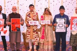 Dilarang Turun ke Jalan, Warga India Protes UU 'Anti-Muslim' di Acara Pernikahan