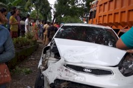 Kronologi Kades di Gowa Tabrakan dengan Mobil Pikap dan Sepeda Motor