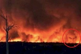 Horor! Wajah Iblis Muncul saat Kebakaran Australia